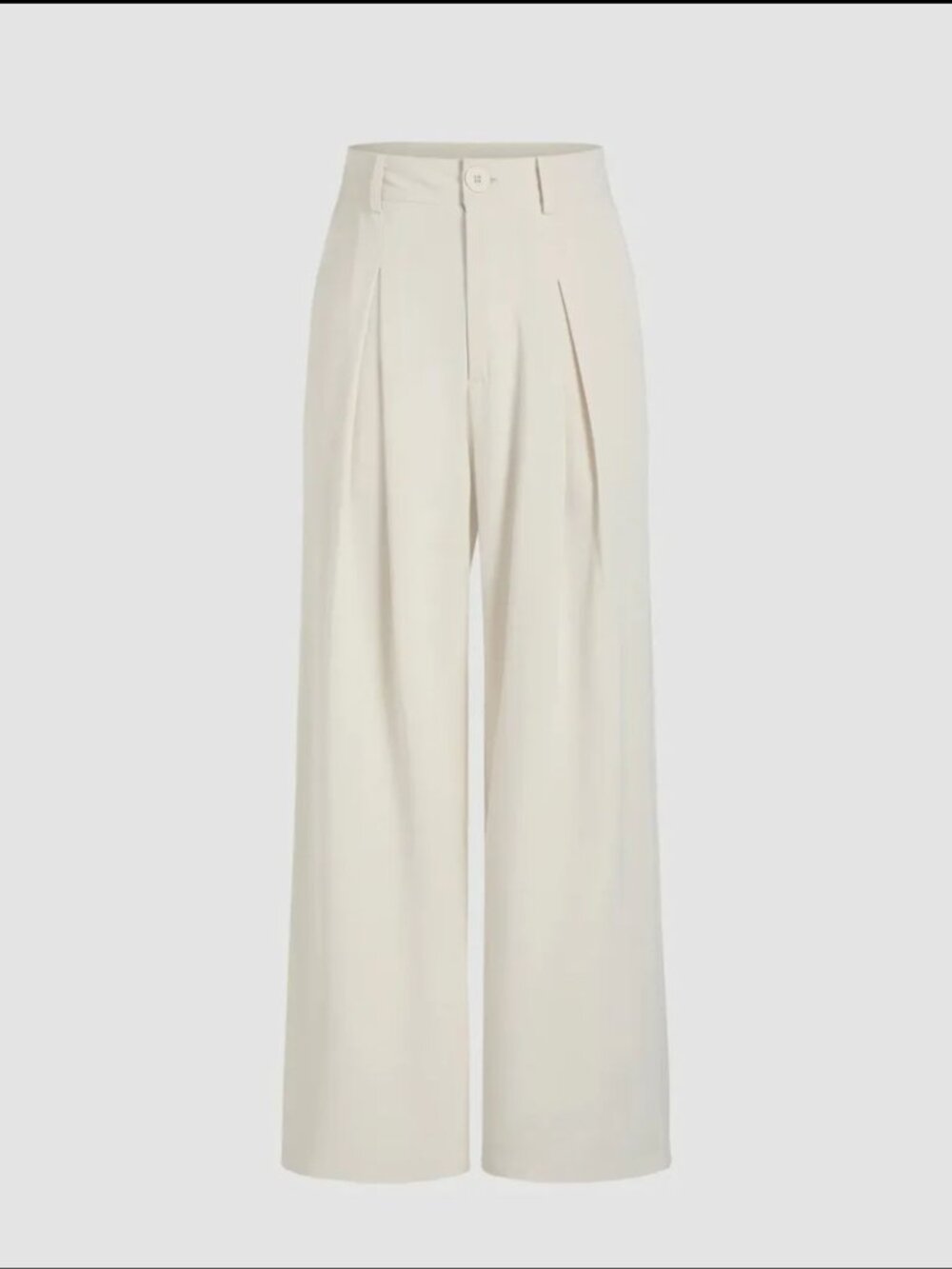 & Other Stories NWT White Wide Leg Trousers, sz 6